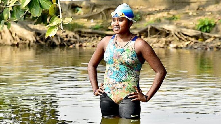 छत्तीसगढिय़ा बेटी चंद्रकला लगातार 8 घंटा तैरेगी,गोल्डन बुक आफ वर्ल्ड रिकार्ड में दर्ज होगा नाम